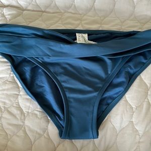 NWOT Seafolly Aqua Twist Band Hipster Bikini Bottoms